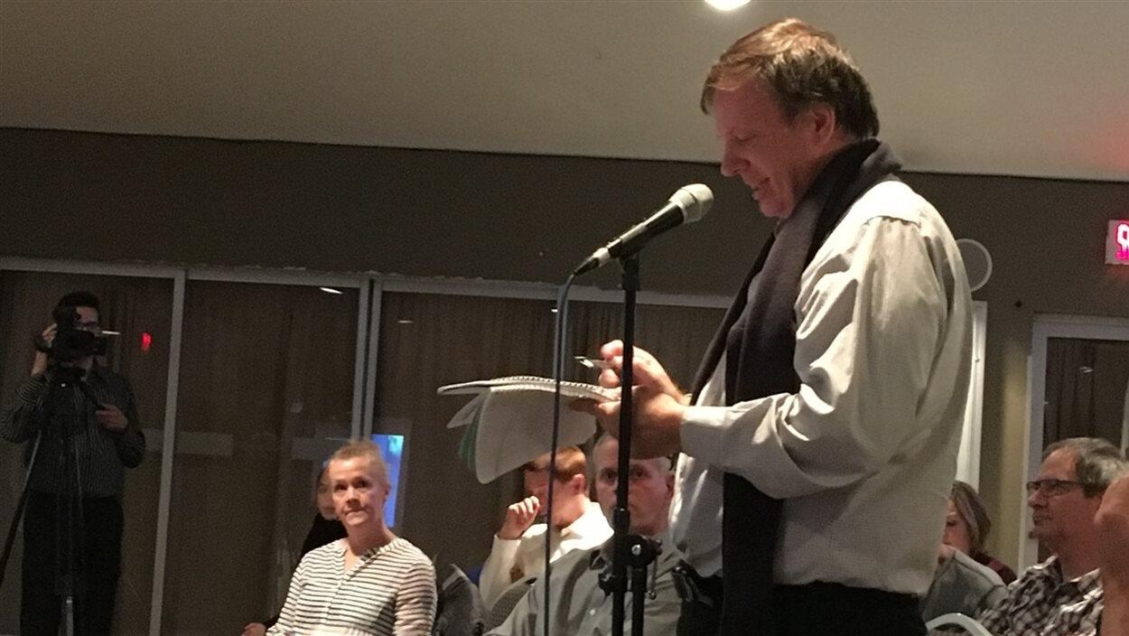 Marc Nantel, du Regroupement Vigilance Mines d'Abitibi-Témiscamingue (REVIMAT)