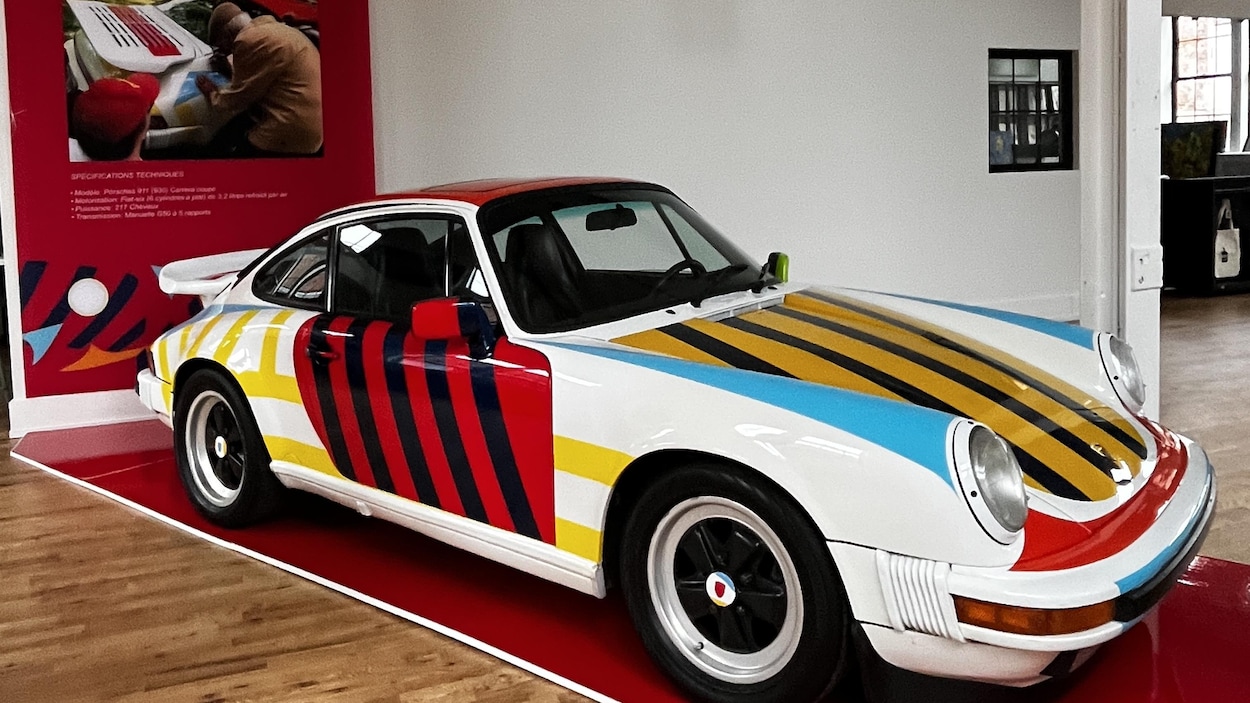 « Rythmer l’espace par la couleur » : une rare œuvre de Marcel Barbeau exposée à Magog