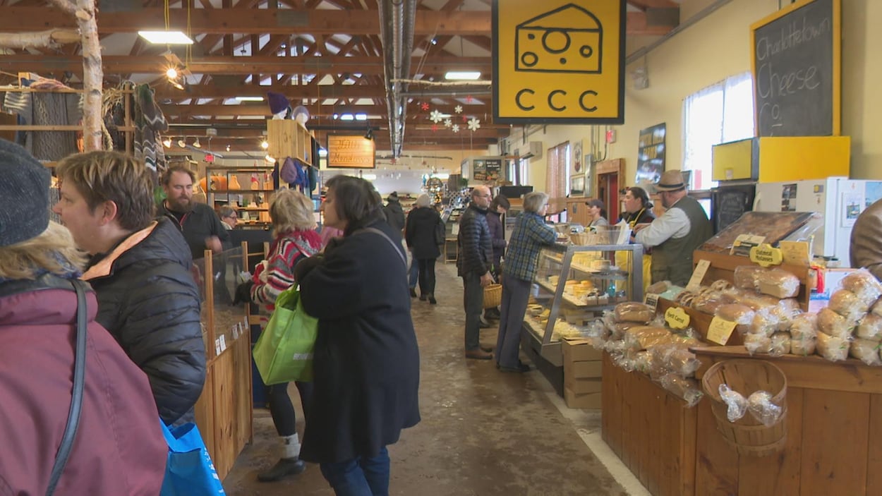 Le marché des fermiers de Charlottetown. Le marché des fermiers de Charlottetown.