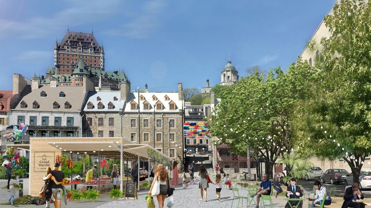 La place de Paris sera transformée en marché saisonnier.