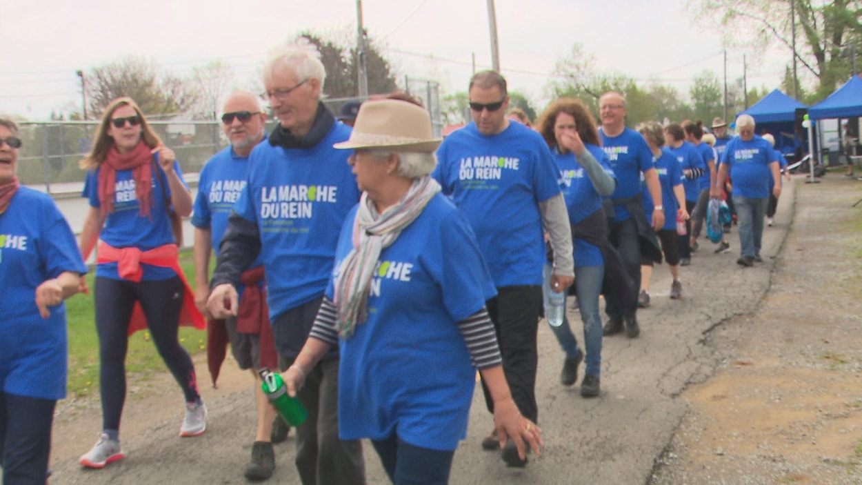 Près d'une centaine de personne ont participé à la 13e Marche du rein en Mauricie.