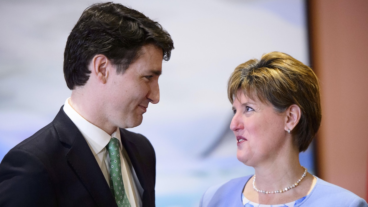 Justin Trudeau et Marie-Claude Bibeau