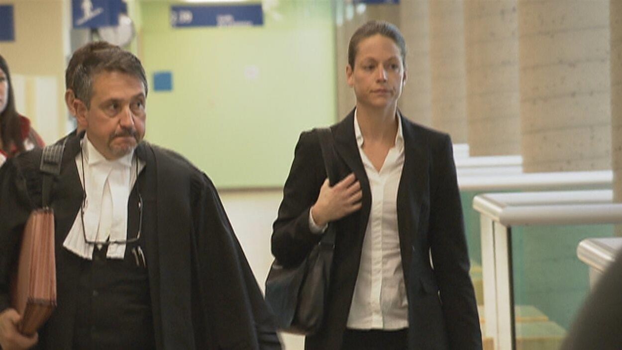 Marie-Pierre Tremblay avait plaidé coupable au Palais de justice de Québec Marie-Pierre Tremblay avait plaidé coupable au Palais de justice de Québec