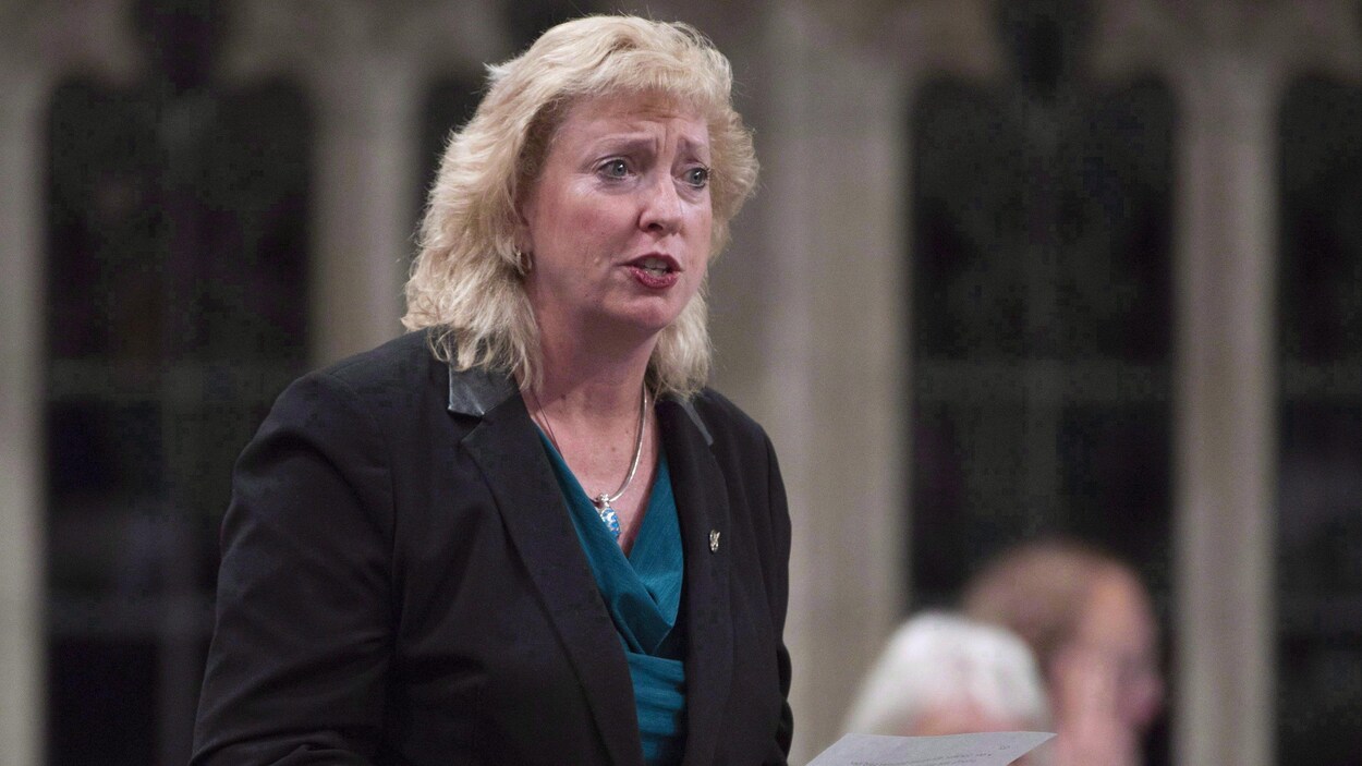 La députée Marilyn Gladu intervient à la Chambre des communes.