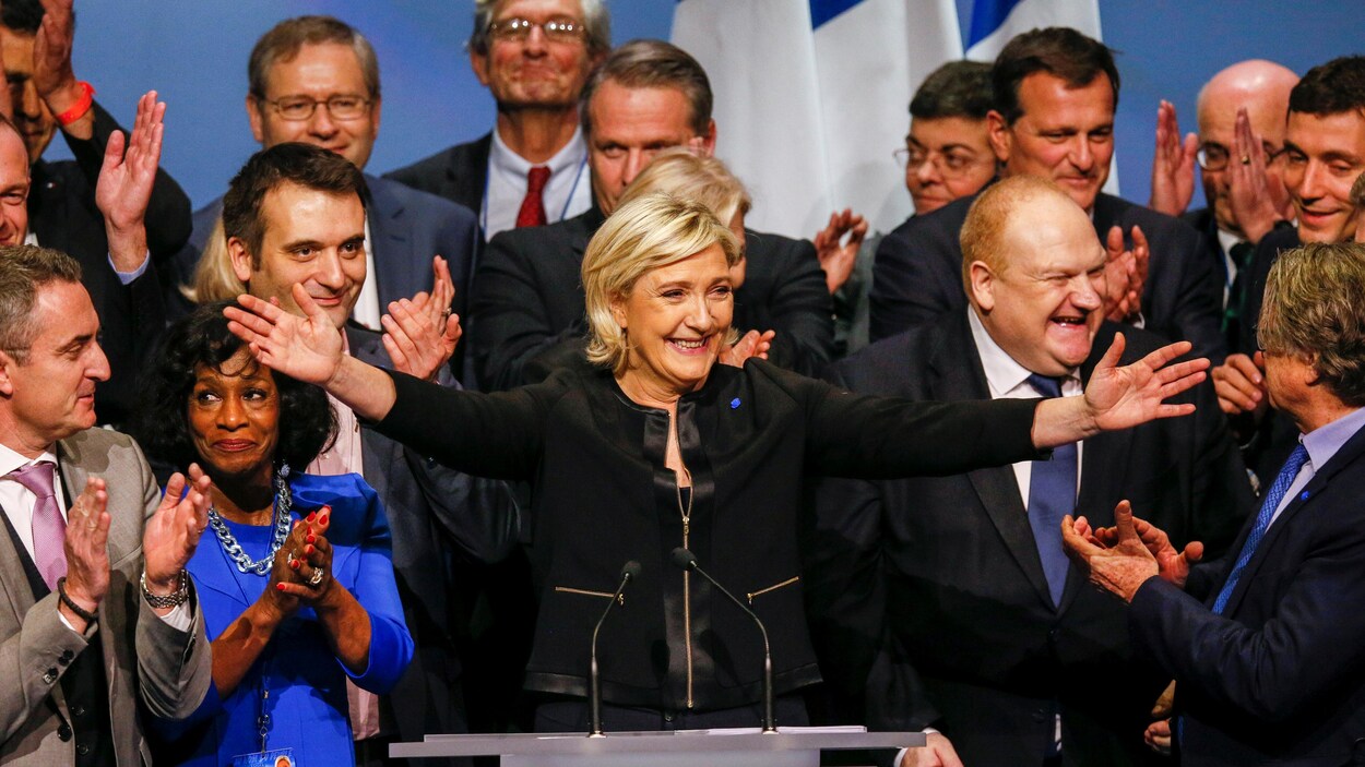 Marine Le Pen, la présidente du Front national, donne le coup d'envoi de sa campagne présidentielle.