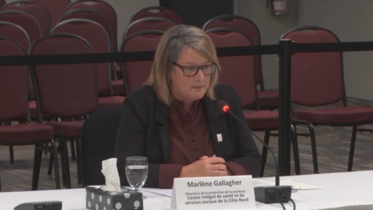 Marlene Gallagher témoigne à la commission Laurent.