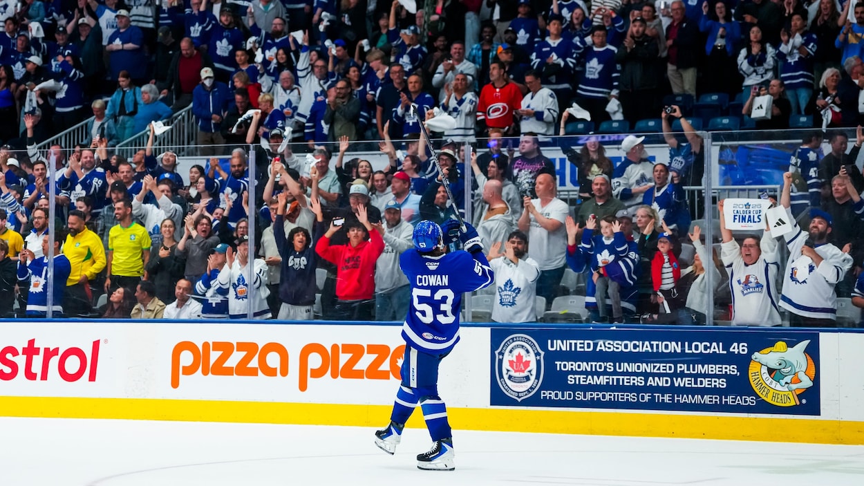 Les Marlies de Toronto sont à une victoire de la Coupe Calder