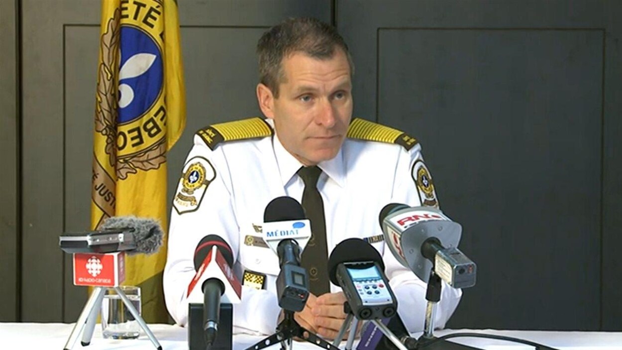 Le directeur général de la Sûreté du Québec, Martin Prud'homme.