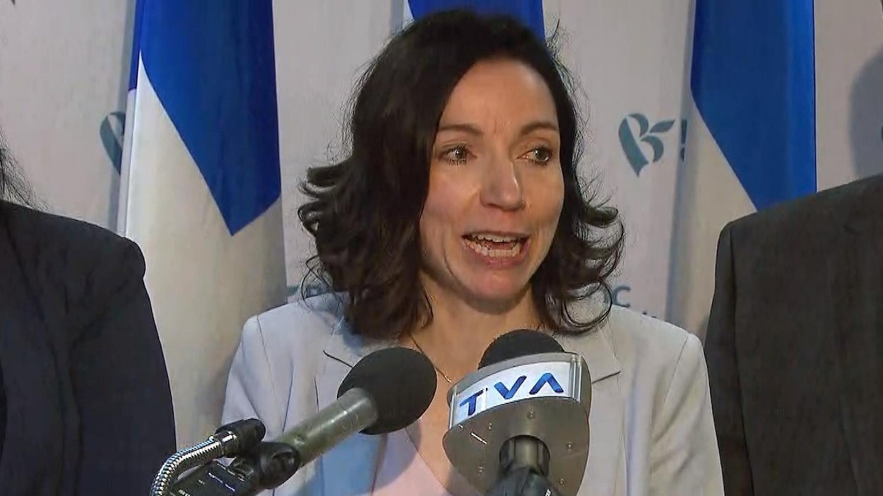 La chef du Bloc québécois, Martine Ouellet.