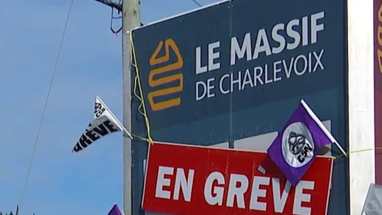 La grève au Massif fait mal dans Charlevoix