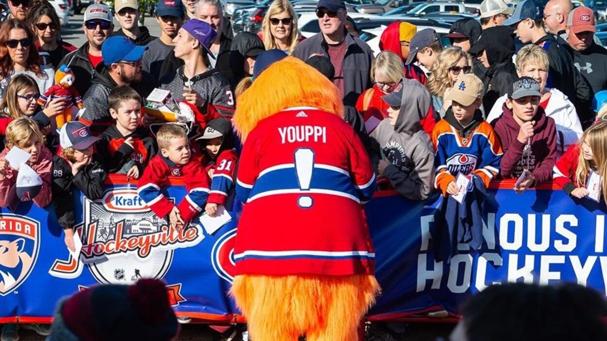 La mascotte des Titans, Youppi.