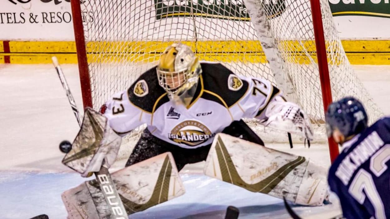 Matt Welsh a excellé dans les buts des Islanders, mercredi soir.