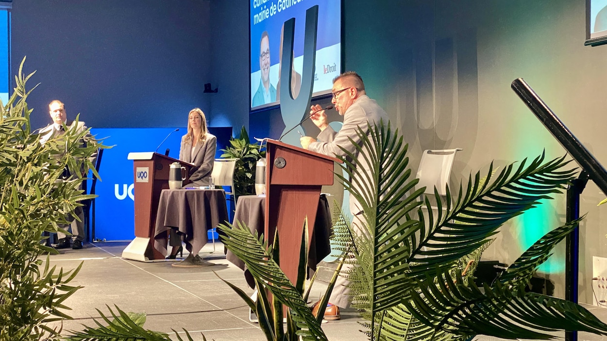 Les candidats à la mairie de Gatineau ont enfilé leurs gants de boxe