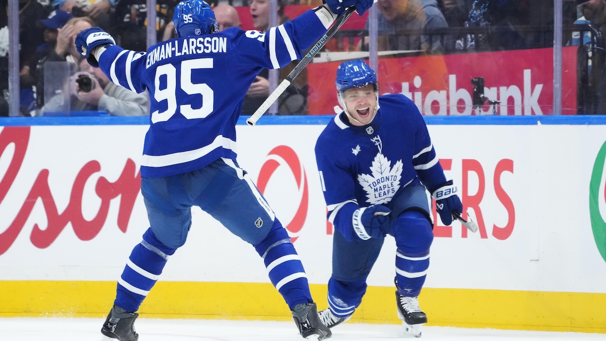 Les Maple Leafs rebondissent face aux Penguins