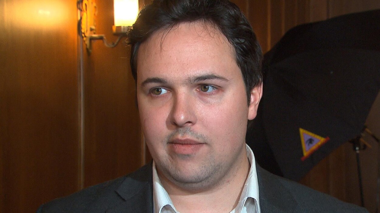 Le président de la Société Saint-Jean-Baptiste, Maxime Laporte, en entrevue Le président de la Société Saint-Jean-Baptiste, Maxime Laporte, en entrevue