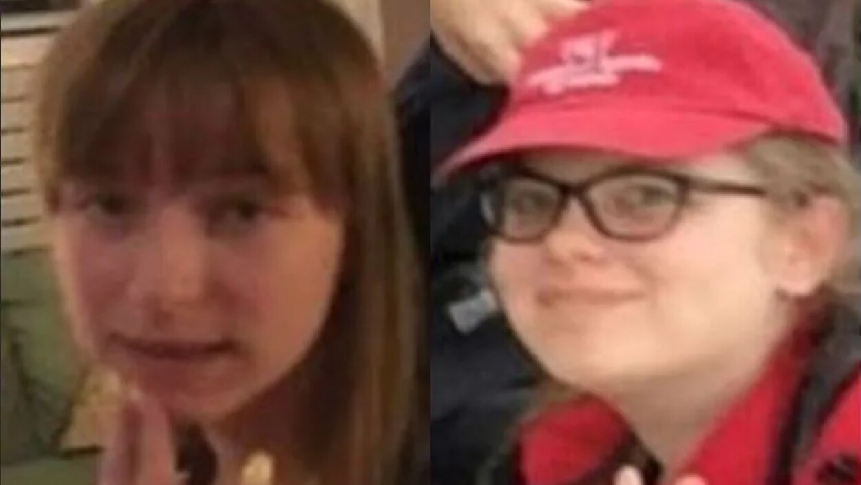 Des photos de deux jeunes femmes