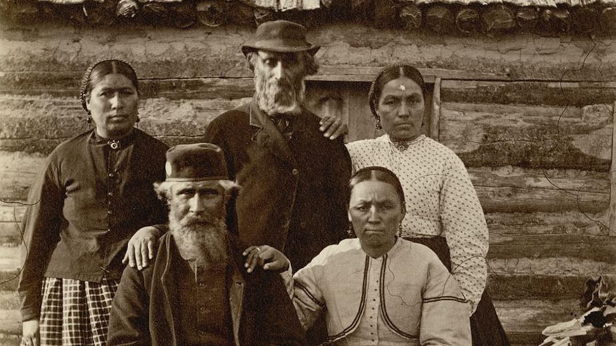 La famille George McPherson (fil s d'Andrew) en Ontario, 1872