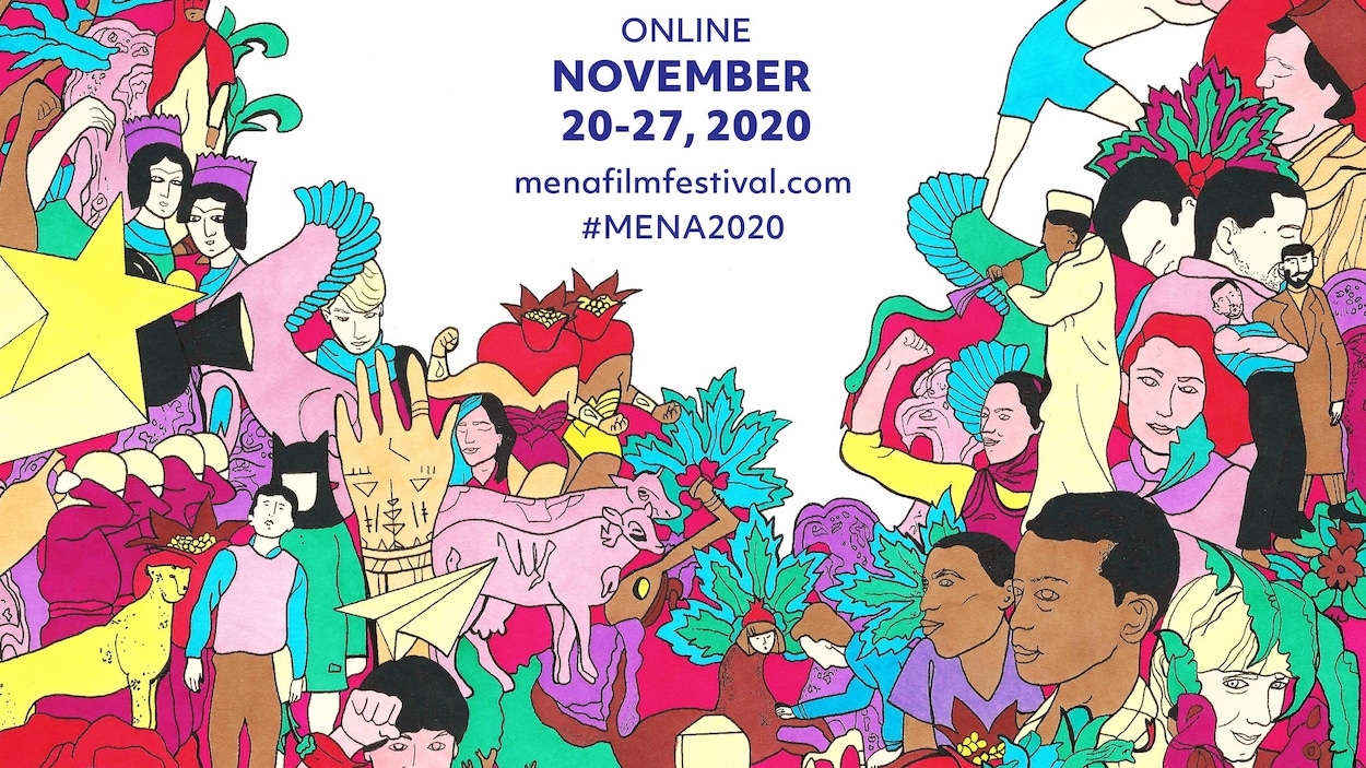 L'affiche du festival du film MENA.