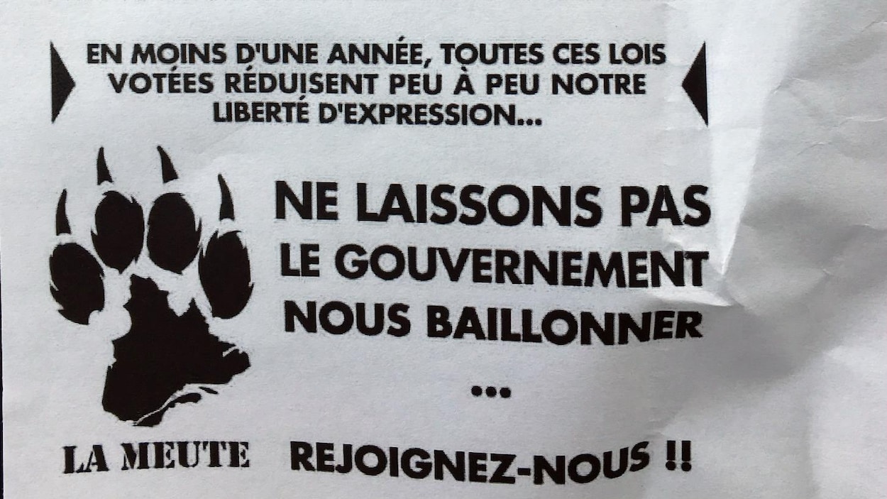 Pamphlet de la Meute Pamphlet de la Meute
