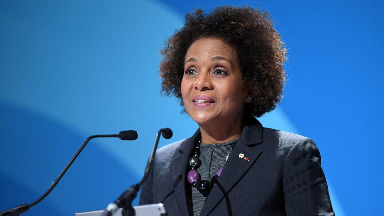 La secrétaire gérnérale de l'Organisation internationale de la Francophonie, Michaëlle Jean