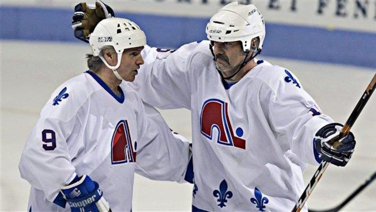 Réal Cloutier et Michel Goulet (à droite).