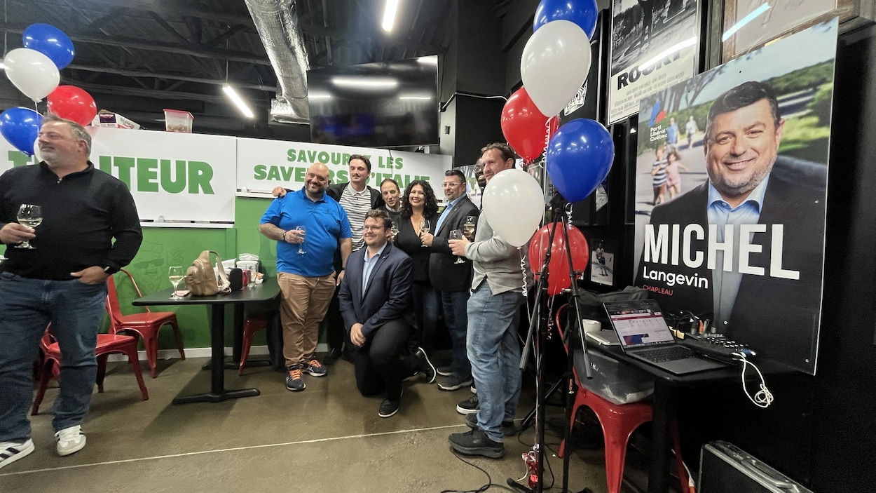 Le libéral Michel Langevin réagit à sa victoire dans Chapleau