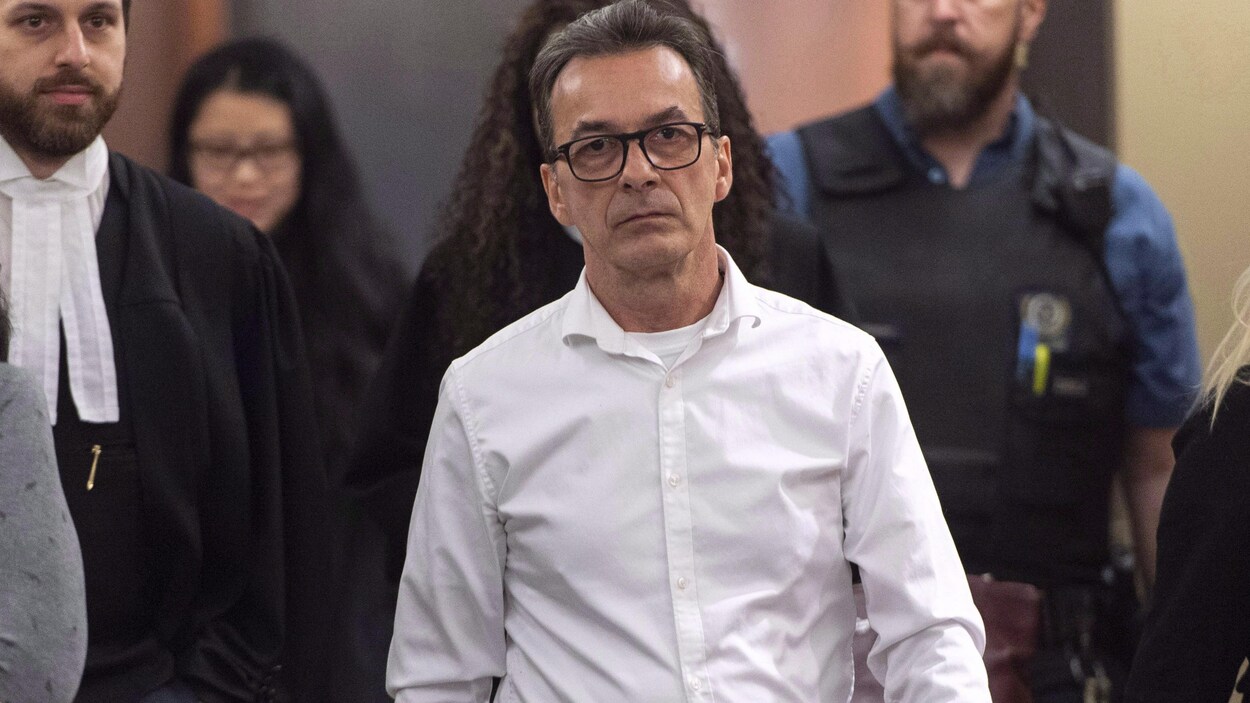 Michel Cadotte à sa sortie du palais de justice le 7 janvier 2019