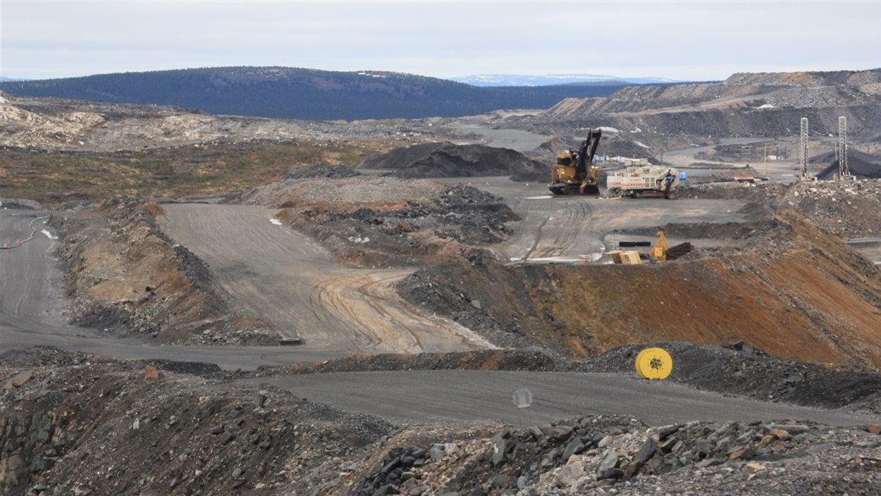 La mine du lac Bloom, près de Fermont La mine du lac Bloom, près de Fermont