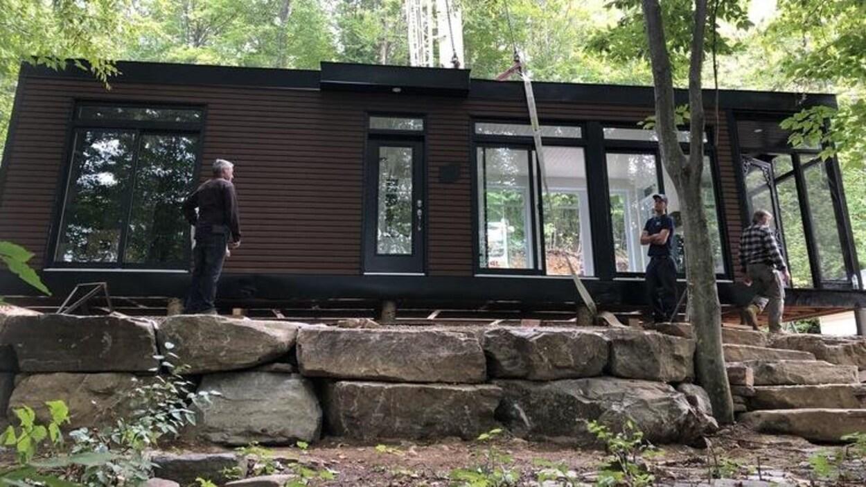 Un modèle de mini-maison.