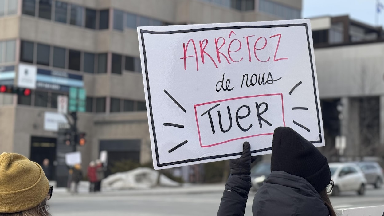 Mobilisation citoyenne contre la violence faite aux femmes à Sherbrooke