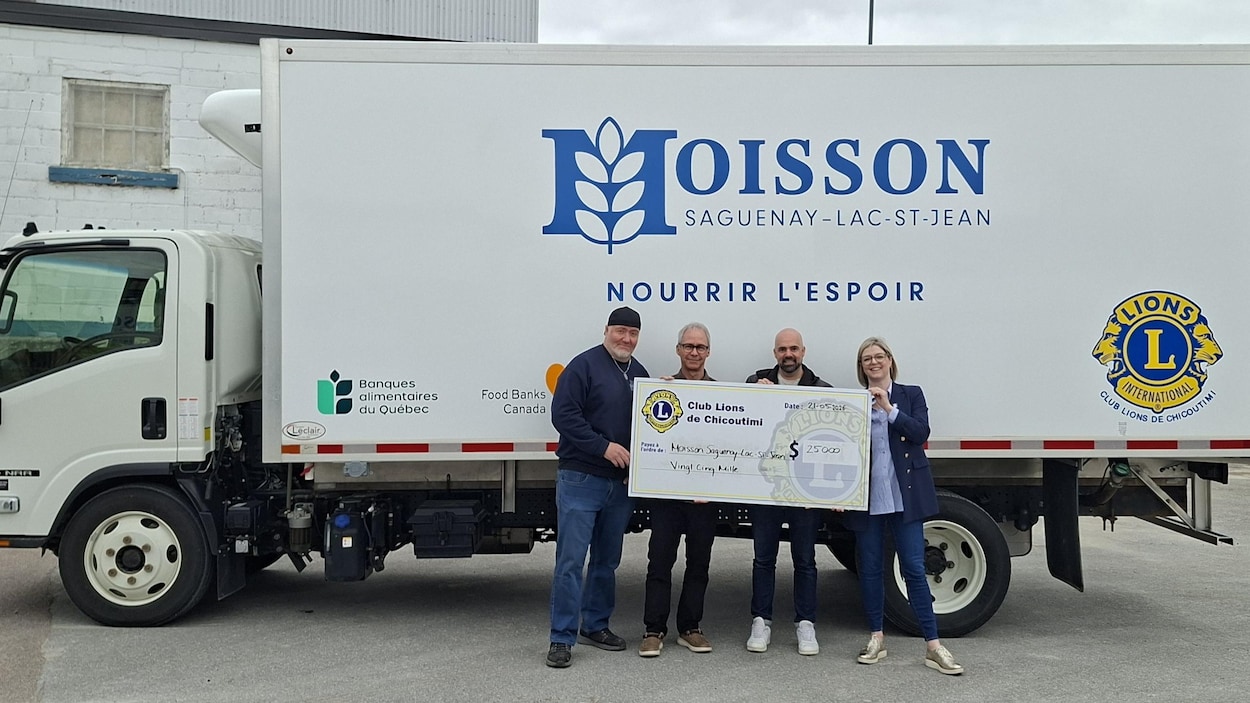 Moisson Saguenay-Lac-Saint-Jean se procure un nouveau camion pour répondre à la demande