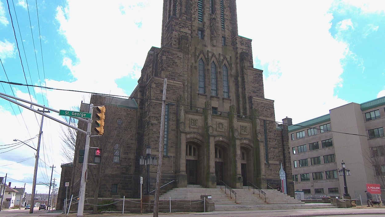 La cathédrale de Moncton.
