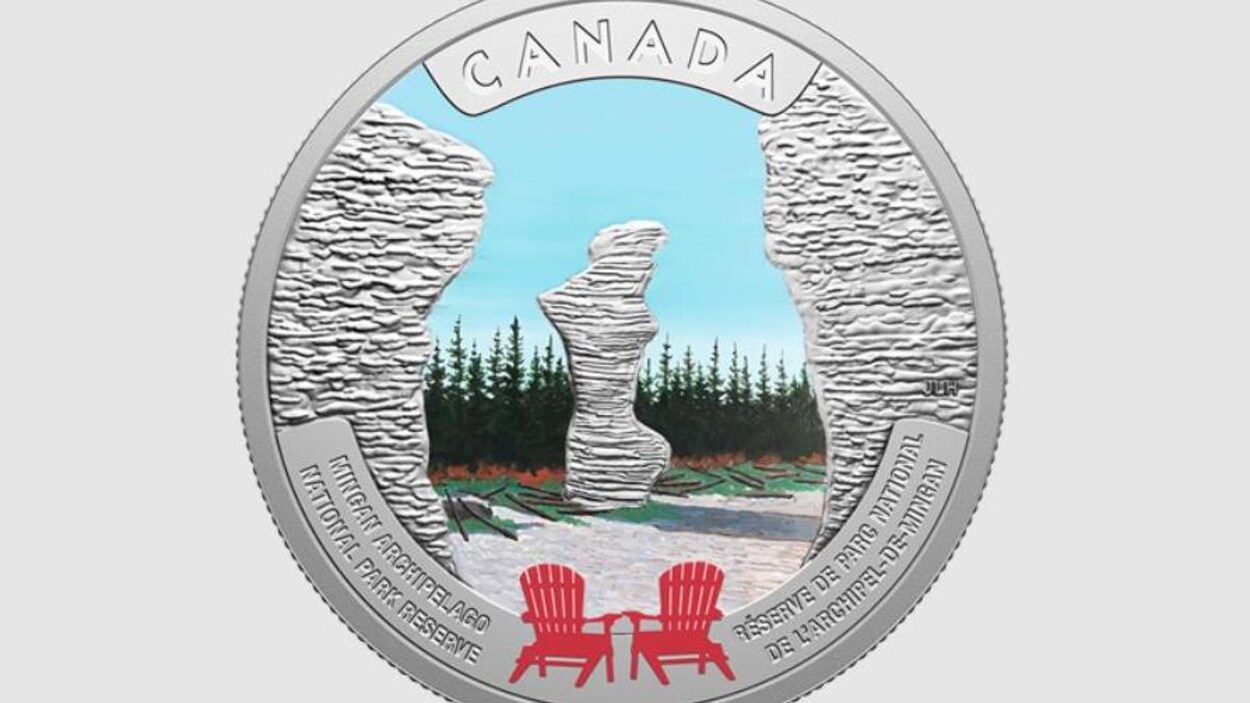 L’Archipel-de-Mingan immortalisé sur une pièce de la Monnaie royale canadienne