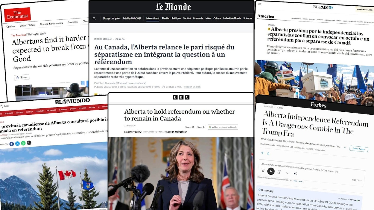 Le référendum en Alberta dans la presse étrangère