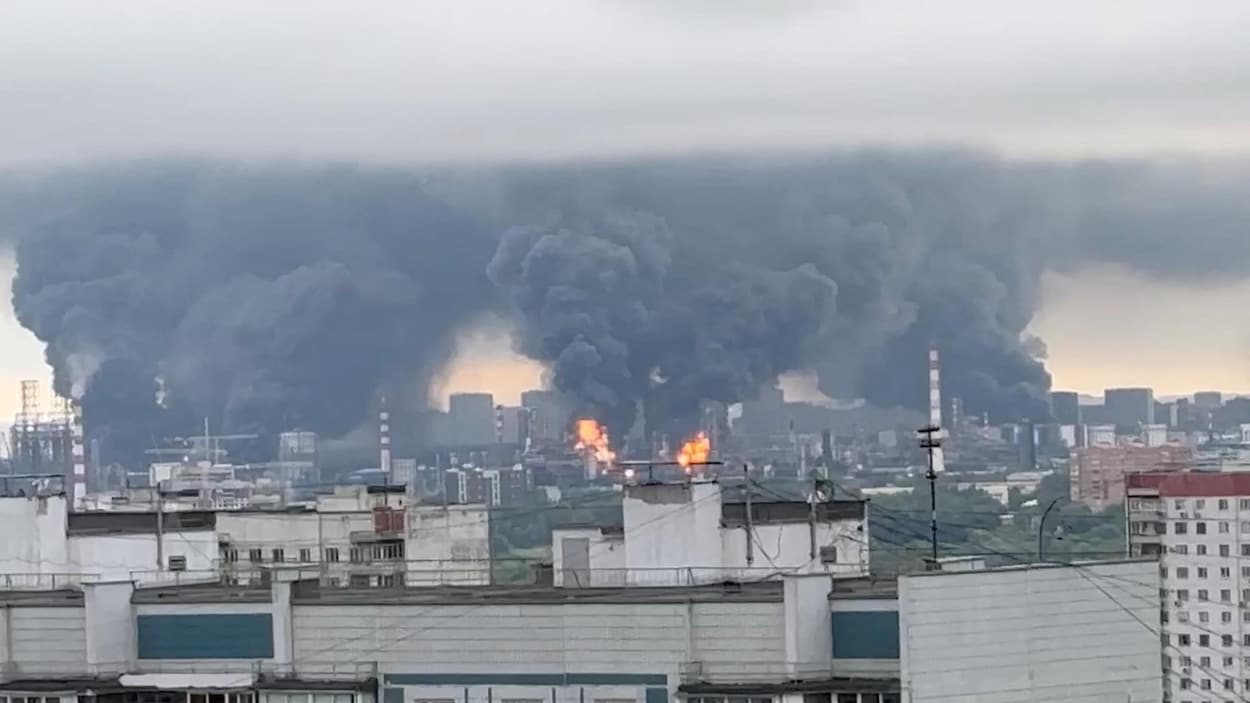 Moscou visée par une attaque « à grande échelle » de drones ukrainiens