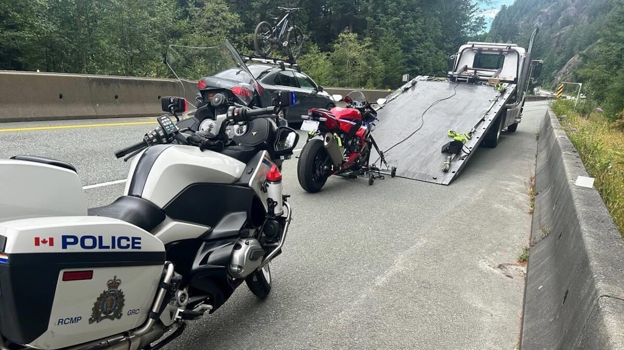 Les motos surreprésentées dans les collisions mortelles sur la Sea-to-Sky