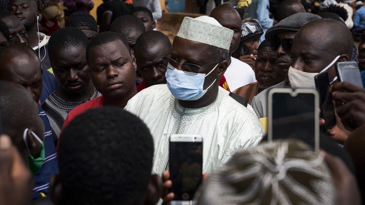 Mountaga Tall, un des leaders de l'opposition au Mali.