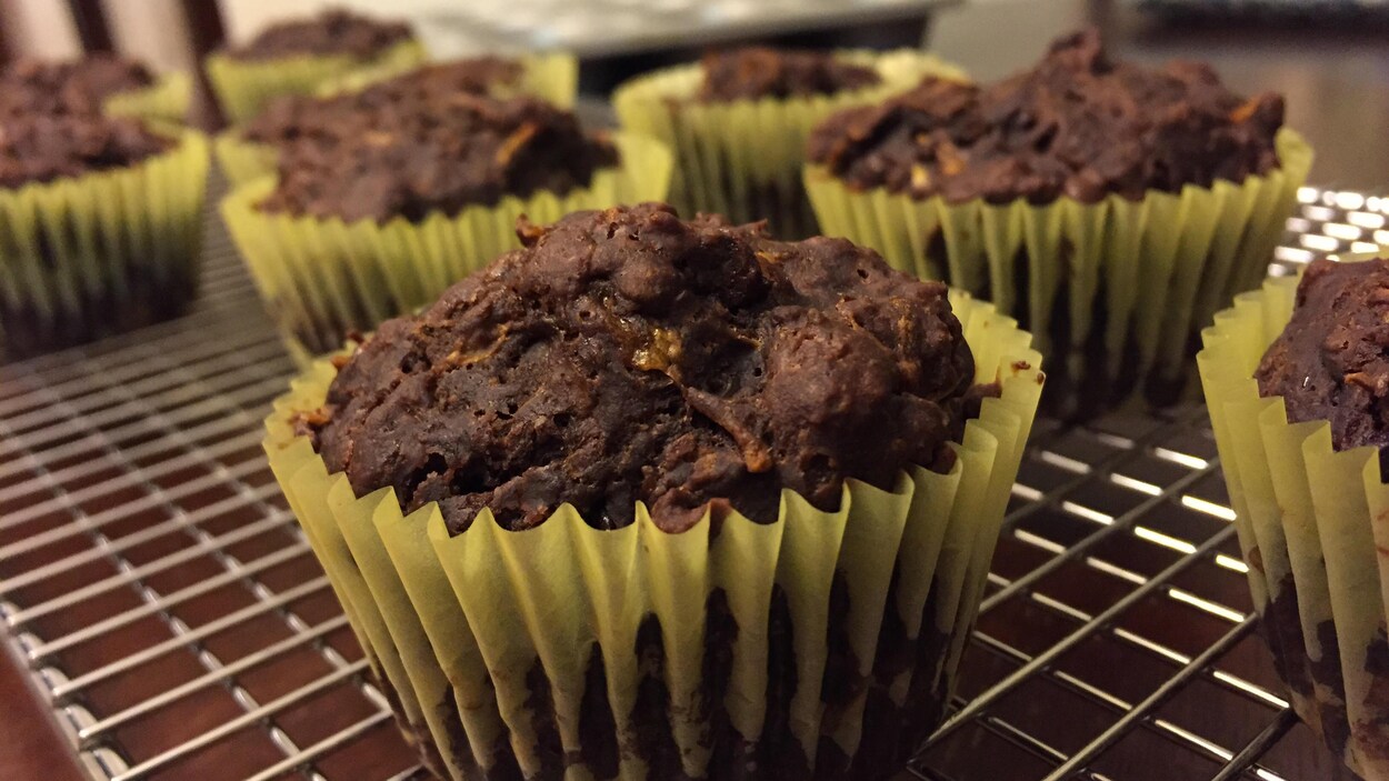 Des muffins au chocolat
