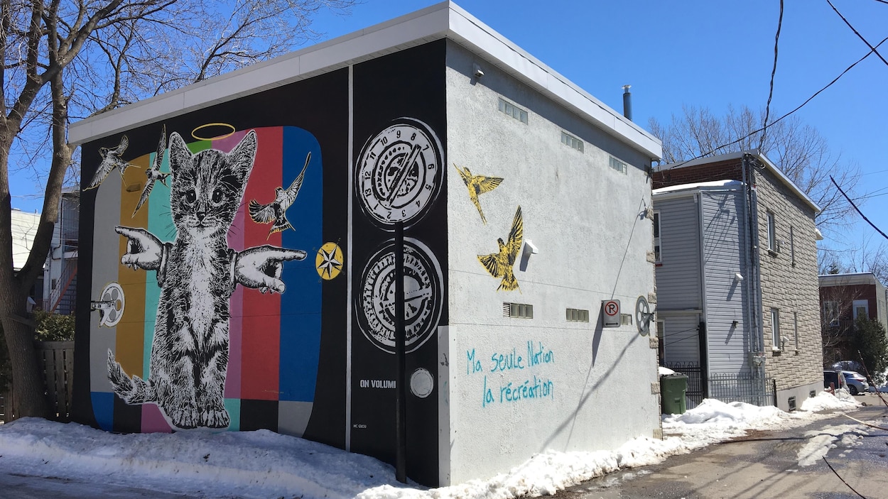 Une murale de l'artiste MC Grou
