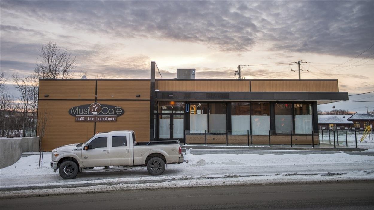 Le nouveau Musi-Café, à Lac-Mégantic, en décembre 2014.