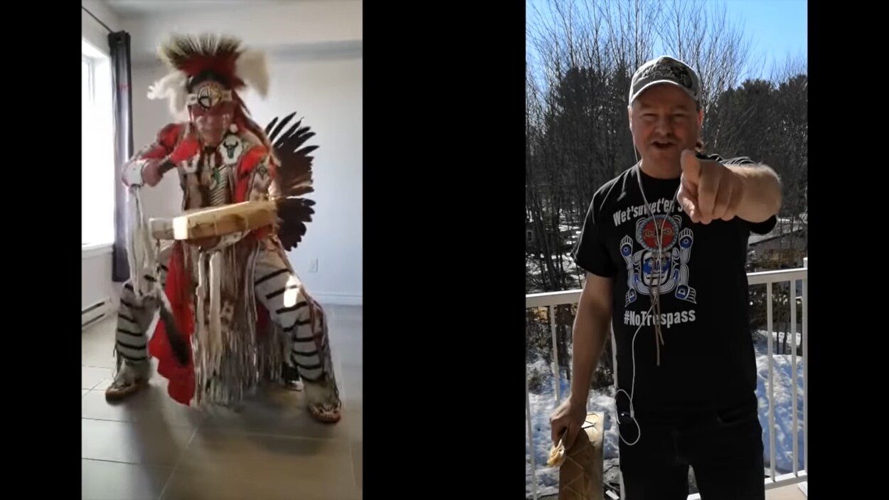 Une douzaine d'artistes des Premières Nations confinés proposent à leur tour une prestation commune sur YouTube.