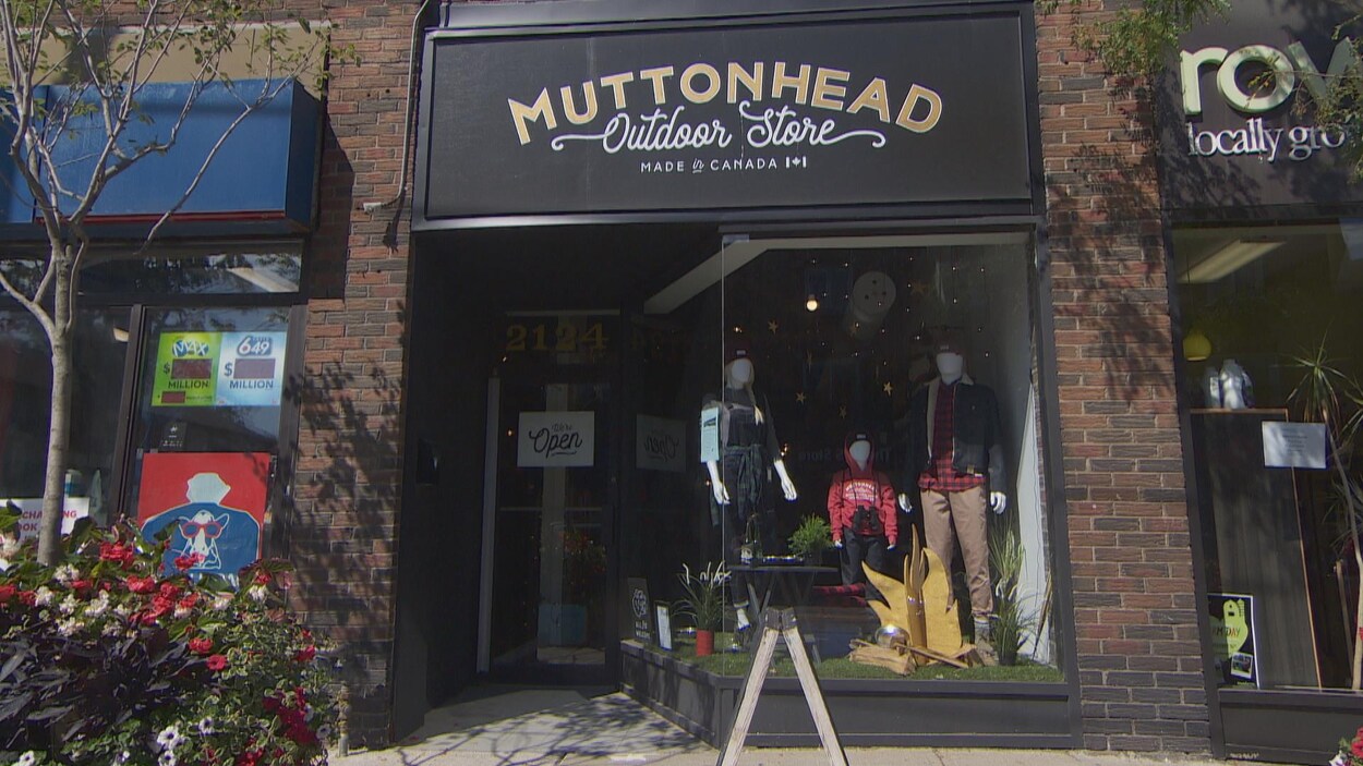 La vitrine de la boutique Muttonhead La vitrine de la boutique Muttonhead