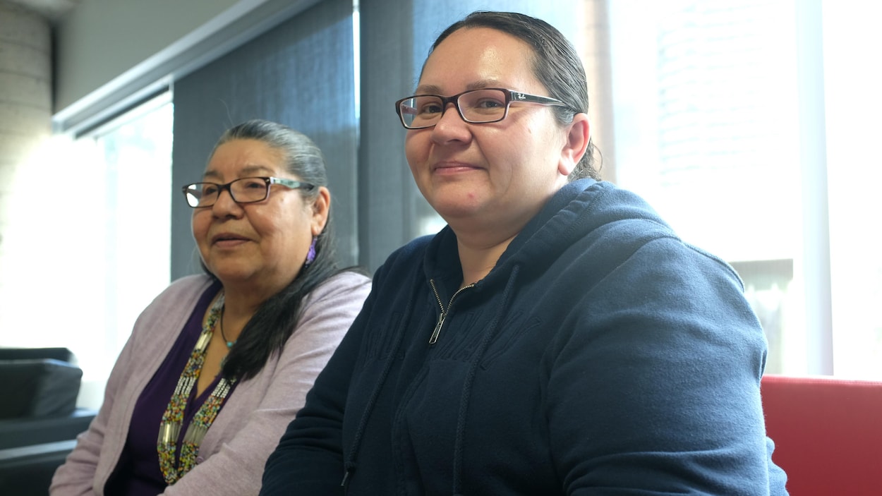 Louise Mayappo et Stéphanie Georgekish, de la nation crie de Wemindji