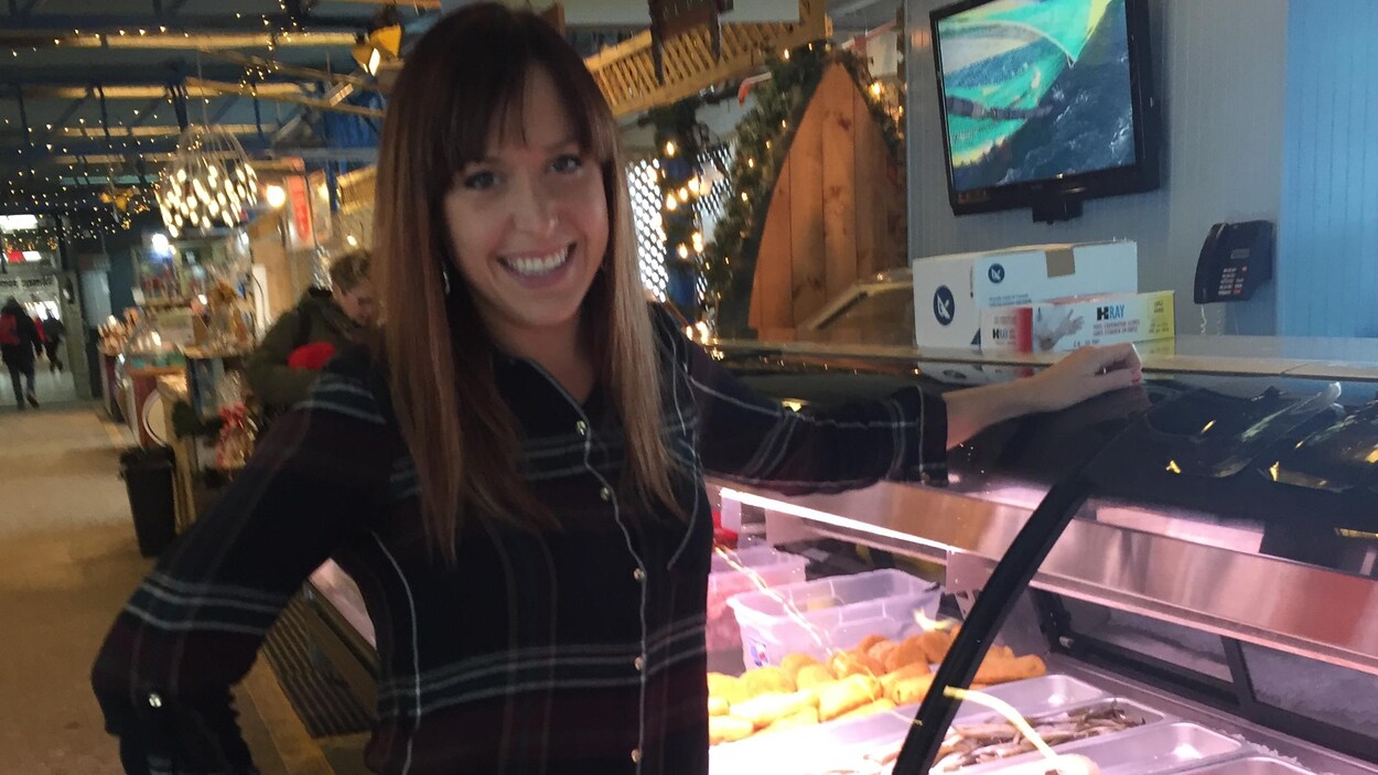 Produits de la mer gaspésiens frais du jour dans un futur resto à