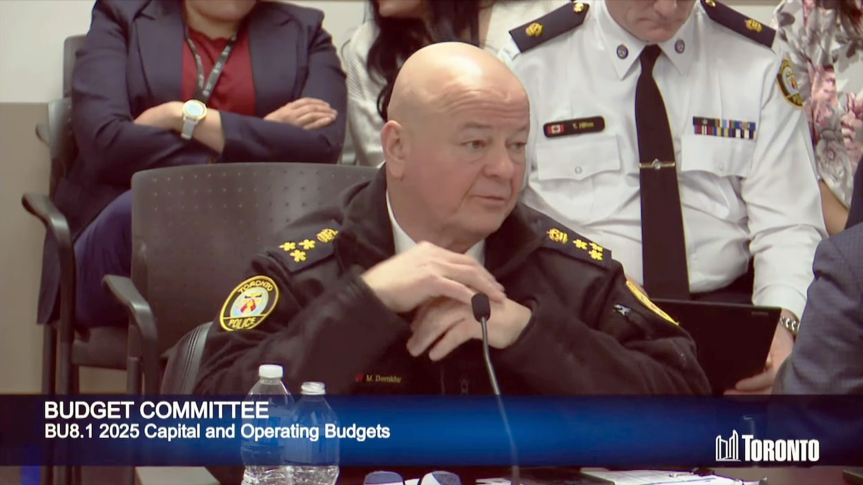 Budget de la police de Toronto : le chef témoigne devant le comité | Info | Radio-Canada