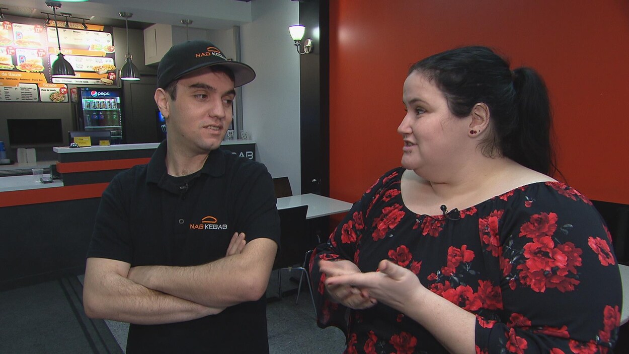 Nabil Haddou et Josianne Boudreault. Nabil Haddou et Josianne Boudreault.