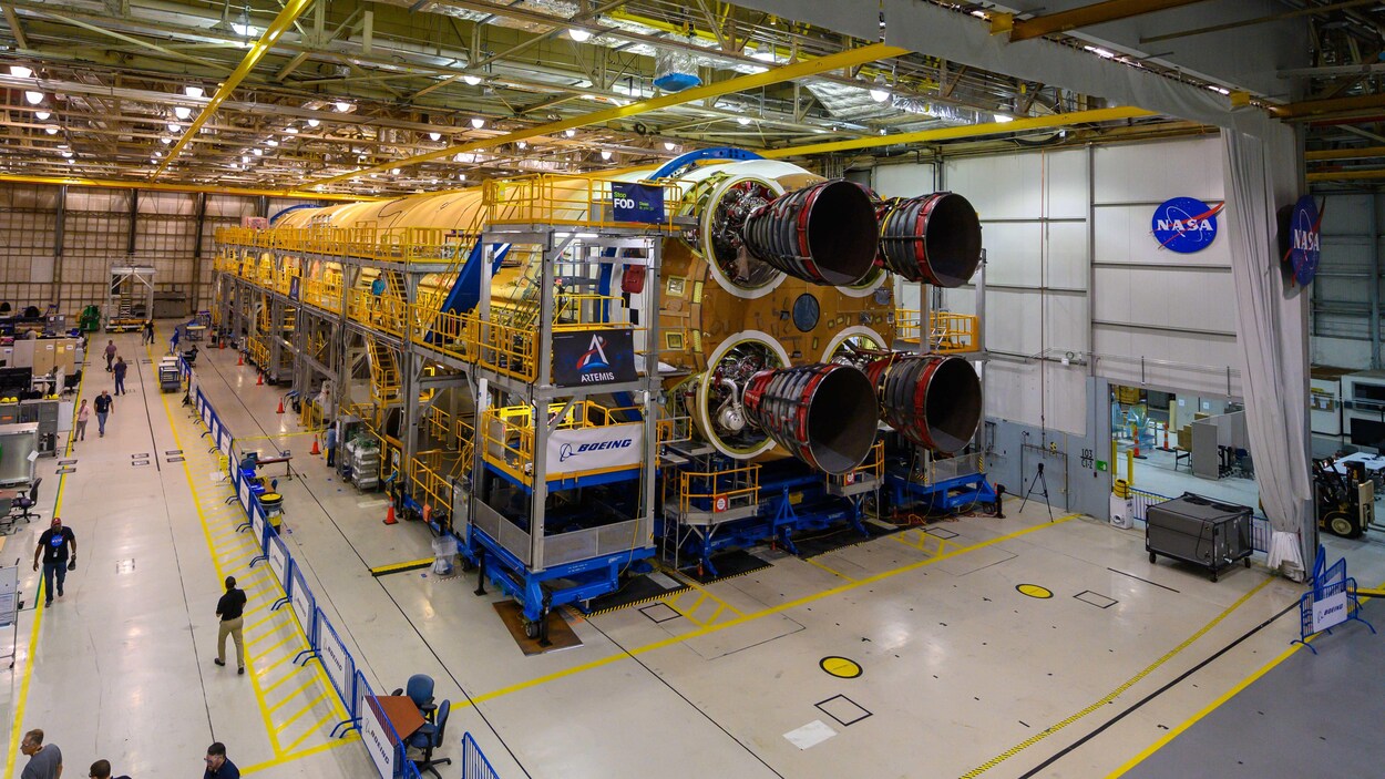 L'étage principal du Space Launch System (SLS).