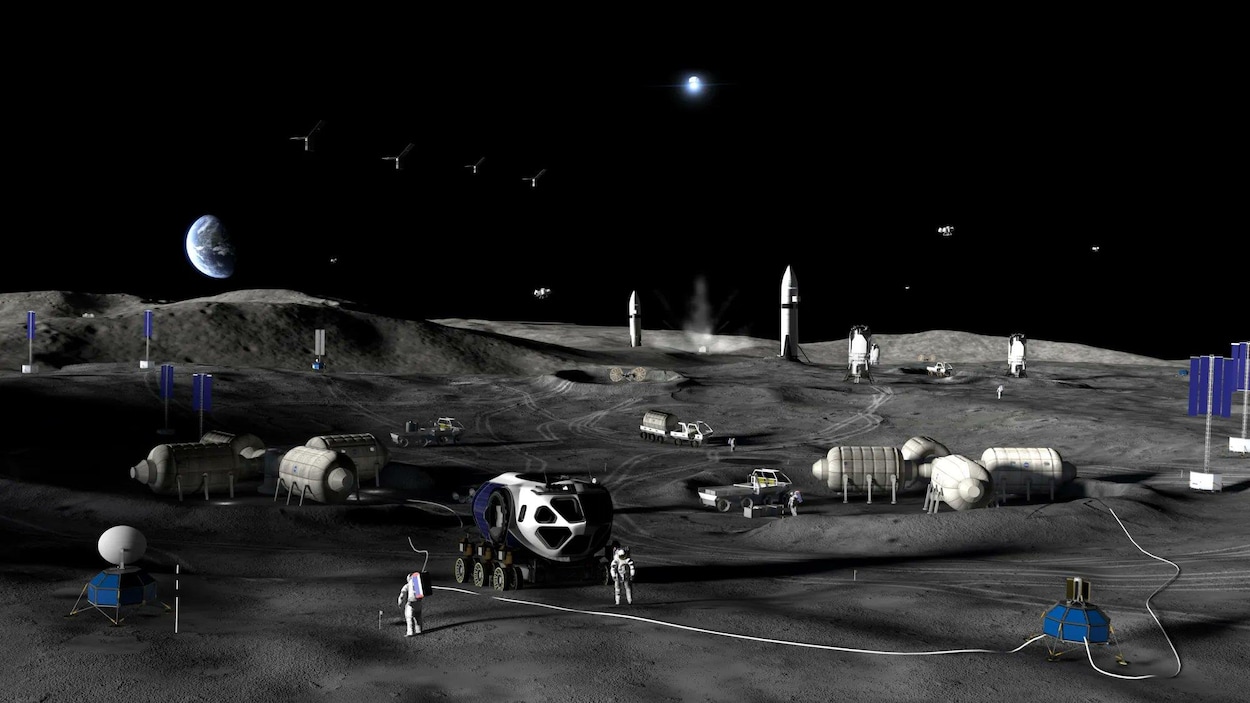 La NASA dévoile ses premiers plans pour sa future base lunaire