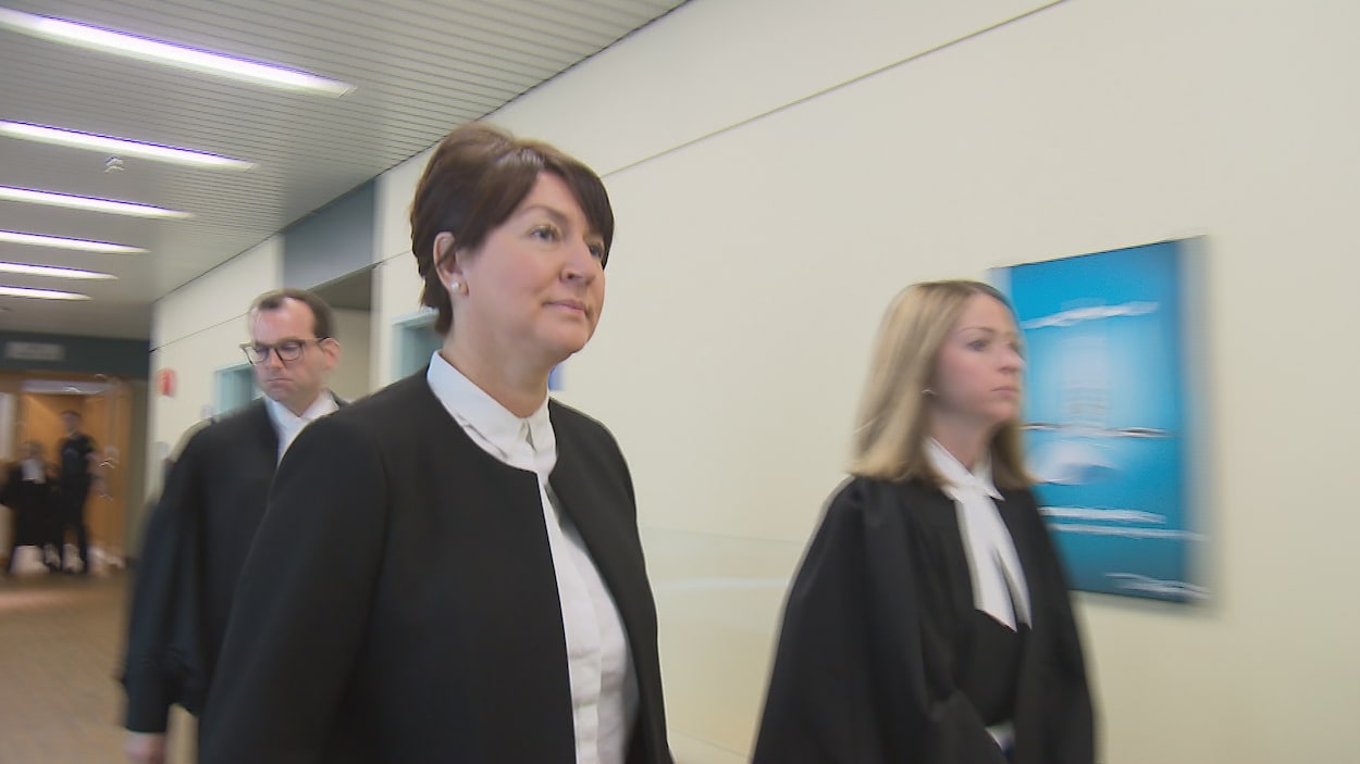 Nathalie Normandeau lors de son retour en cour le 8 mai. Nathalie Normandeau lors de son retour en cour le 8 mai.