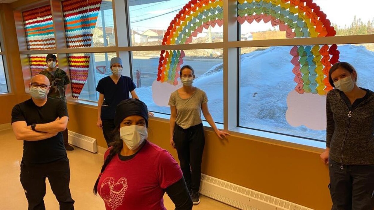 Photos de membres du personnel médical du centre communautaire de santé Miyupimaatisiiun de Mistissini.
